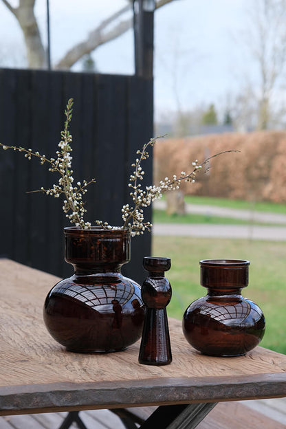 Trademark Living Roberts vase L - chokolade