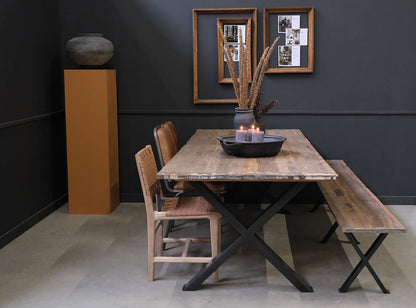 Trademark Living Brooklyn spisebordsstol med læder