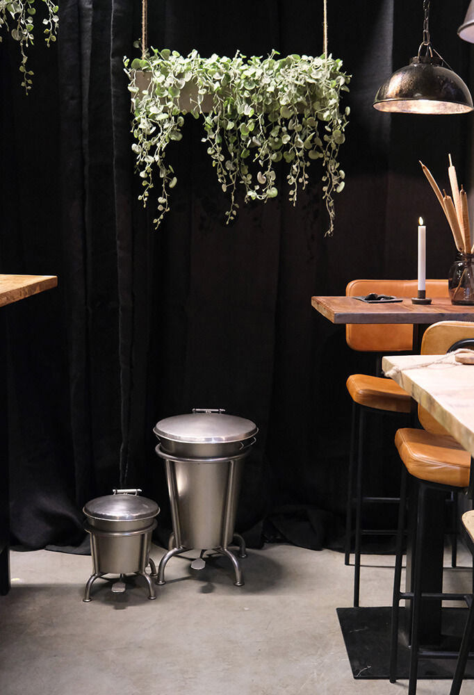 Trademark Living Klapp pedalspand shiny - L