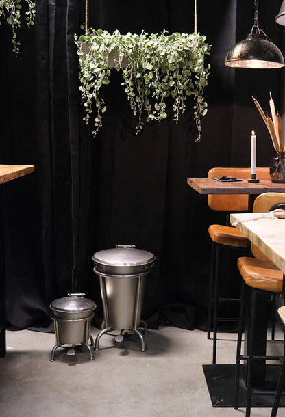 Trademark Living Klapp pedalspand shiny - L