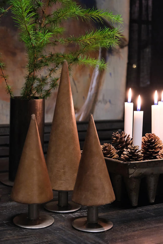 Trademark Living Juletræ med læder - L