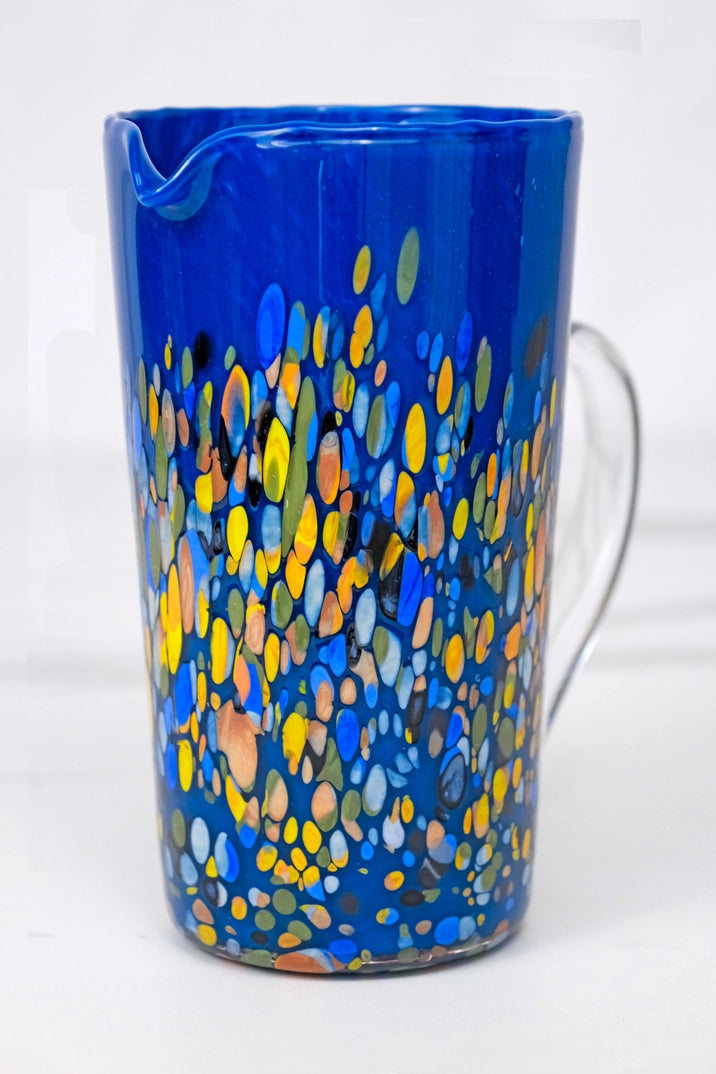 Kande fra Roma Blu-kollektionen i Murano-glas