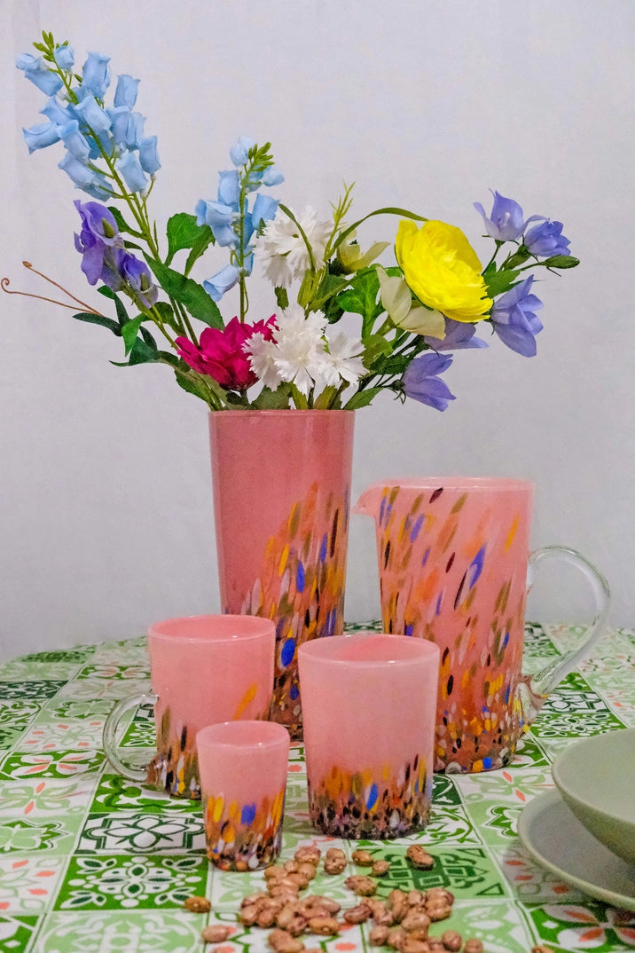 Brocca fra Roma Rosa-kollektionen i Murano-glas