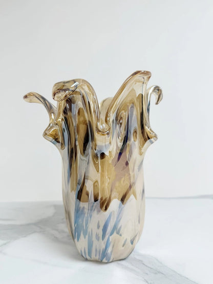 Vaso Giusy, mellemstor vase i Murano glas - H 25 cm.