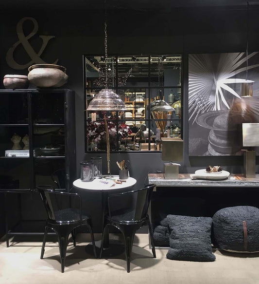 Trademark Living New York vindue med glas - kvadratisk