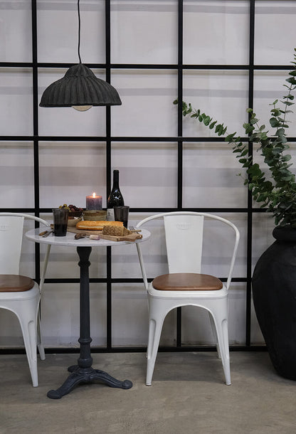 Trademark Living Living spisebordsstol - antikhvid