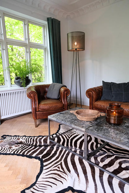 Trademark Living Houston sofabord kvadratisk og råt