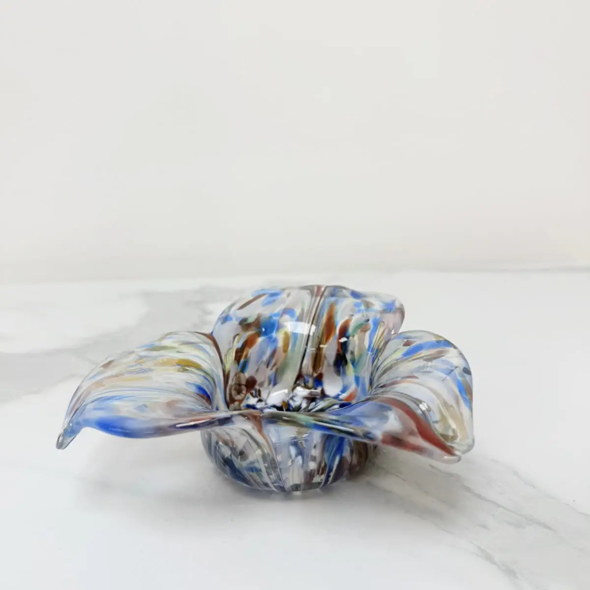Stort Millefiori-askebæger i Murano-glas