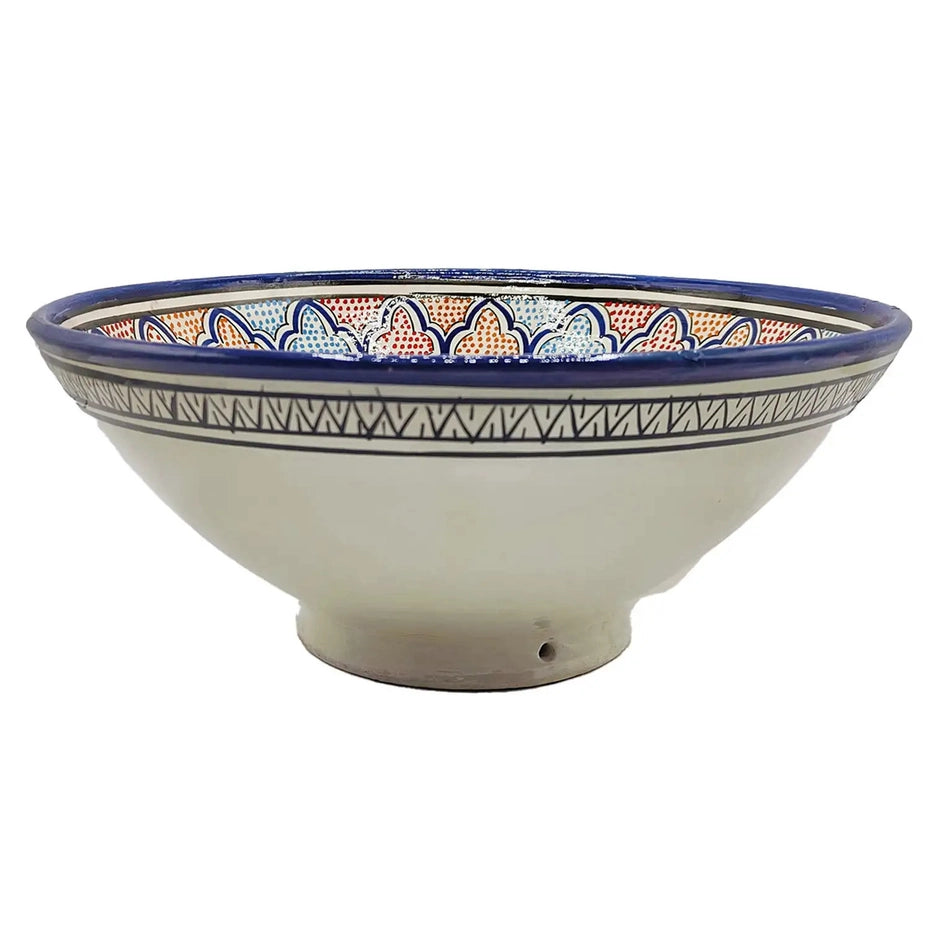 Marokkansk Safi Terracotta Skål D. 36 cm