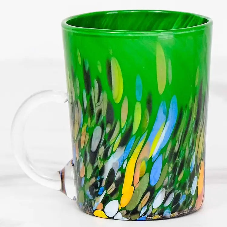 Kop Serie Roma Grøn i Murano-glas
