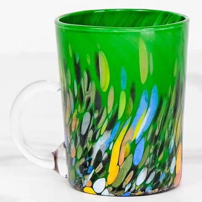 Kop Serie Roma Grøn i Murano-glas