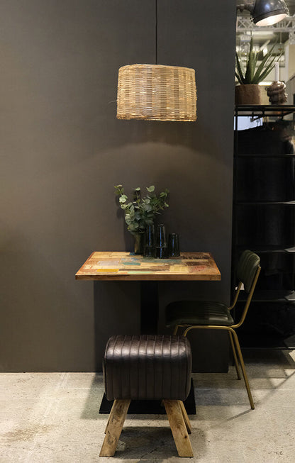 Trademark Living Jumper lille buk i læder - sort