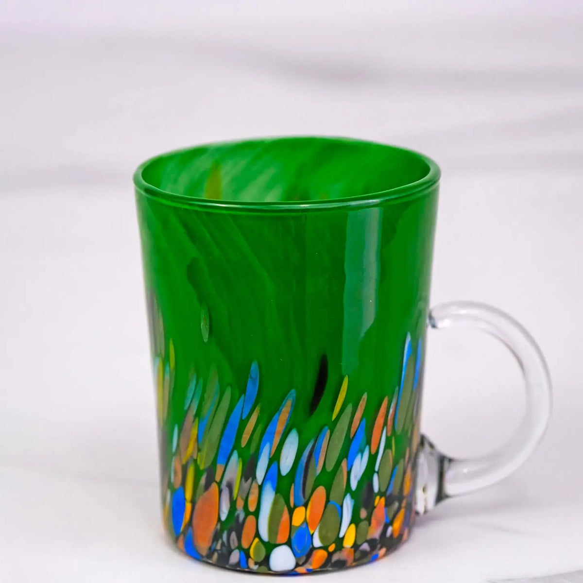 Kop Serie Roma Grøn i Murano-glas