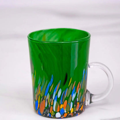 Kop Serie Roma Grøn i Murano-glas
