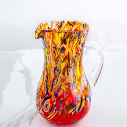 Kande B12 Dekoration MG Rød i Murano-glas