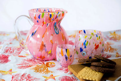 Brocca - B9 rosa i muranoglas 1000 ml