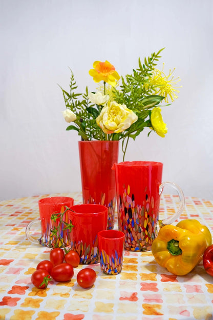 Cicchetto Kollektion Roma Rød i Murano-glas - Æske med 6 stk.