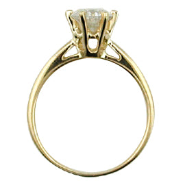18K Gold Solitaire Ring, Brillant 1,00 ct.
