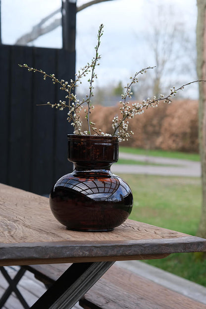 Trademark Living Roberts vase L - chokolade