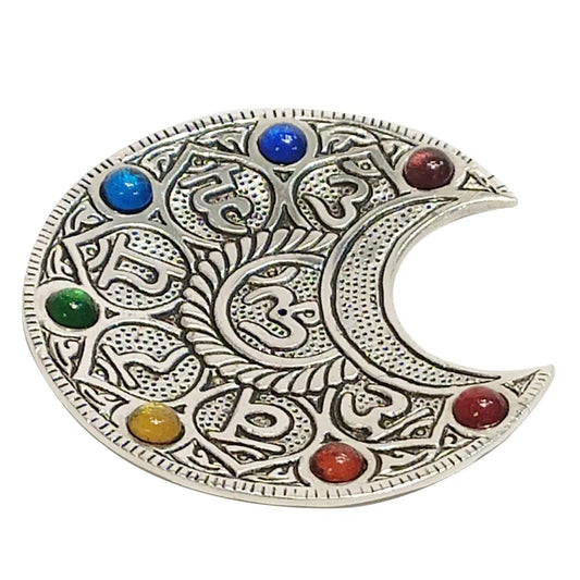 Månechakra-Plate - 12 x 12 cm.