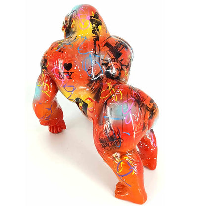 GORILA  - Håndmalet kunstfigur