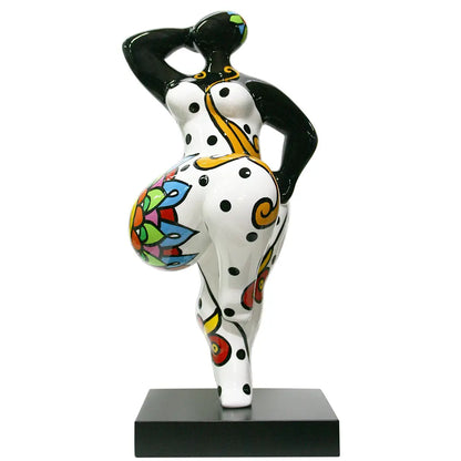 BLACK ISA - Håndmalet kunstfigur