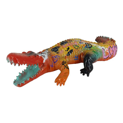 CROCODILO SHE - Håndmalet kunstfigur