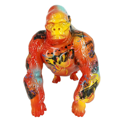 GORILA  - Håndmalet kunstfigur