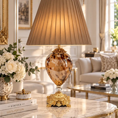 Lampe Mary Grande med dyreprint - H 70 cm