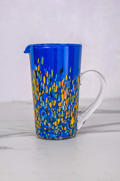 Kande fra Roma Blu-kollektionen i Murano-glas