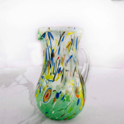 Brocca - B12 Decoro MG grøn i Murano-glas