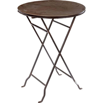 Cafebord med et råt finish