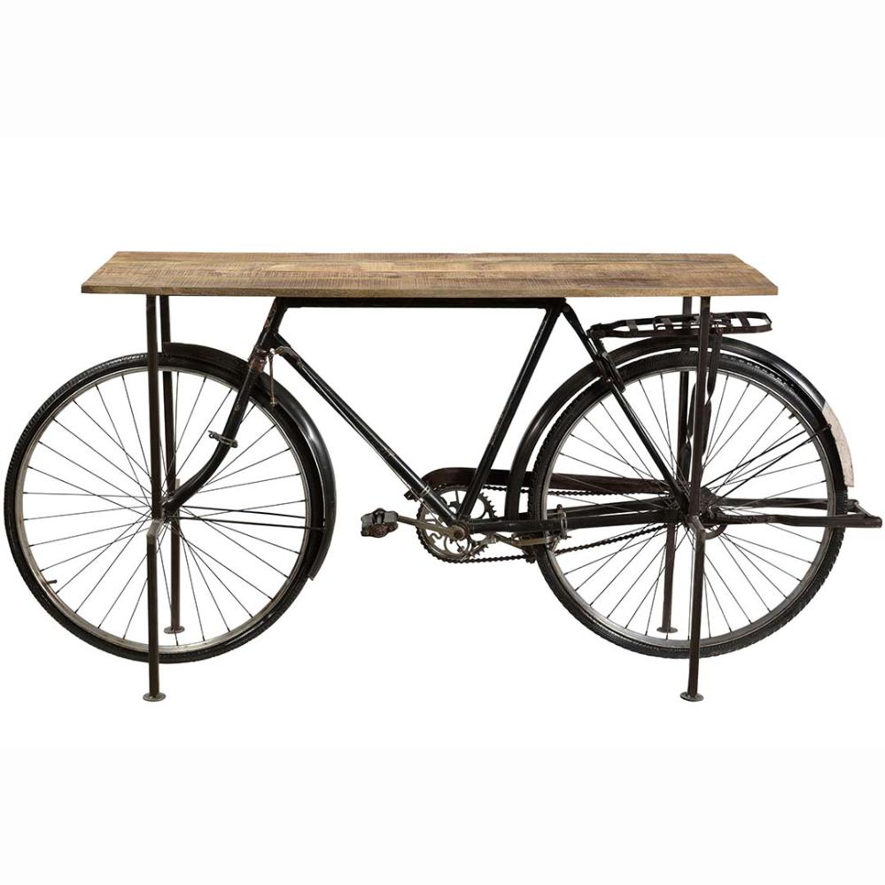 Konsolbord af gammel cykel