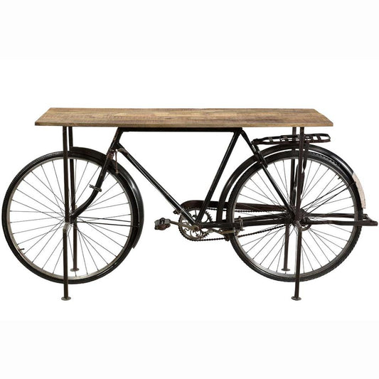 Konsolbord af gammel cykel