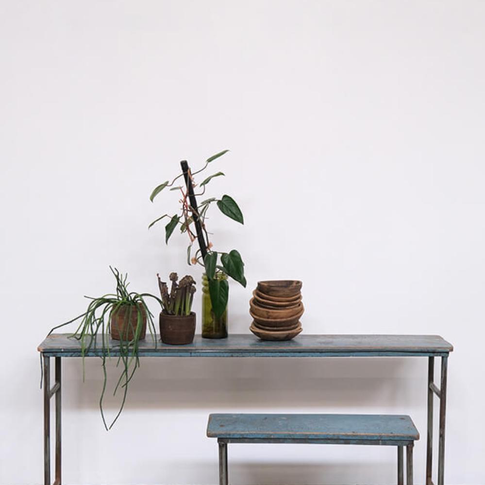 Konsoldbord med industrielt look