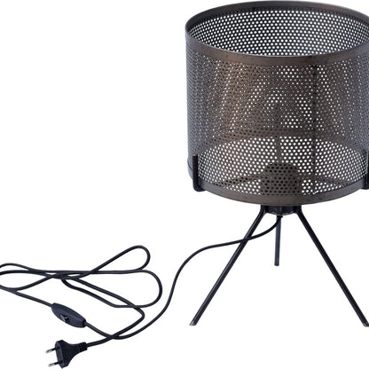 Bordlampe med et stilfuldt råt look