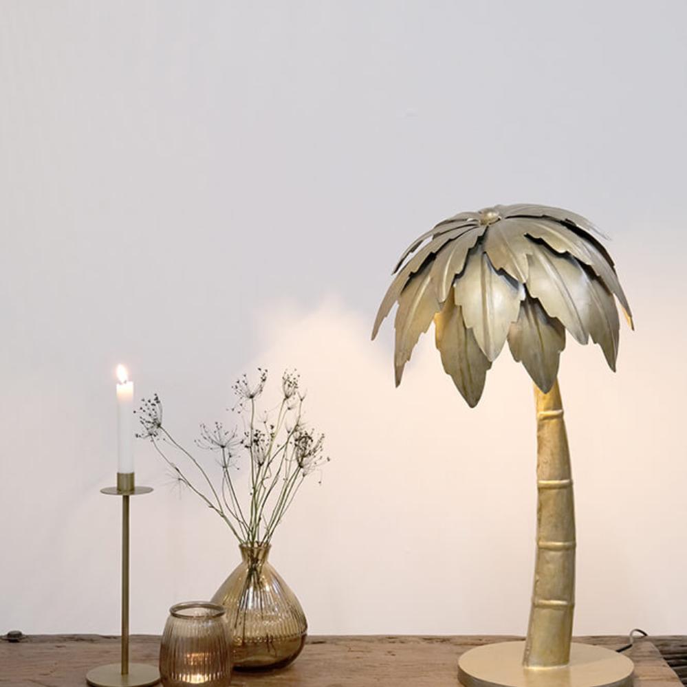 Palme bordlampe