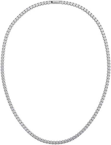 Tennis halskæder, sølv, Zirkonia,  B:  2 mm - flere længder