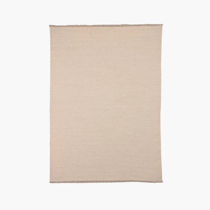 White uldtæppe – Hue Kollektion - 140 x 200 cm