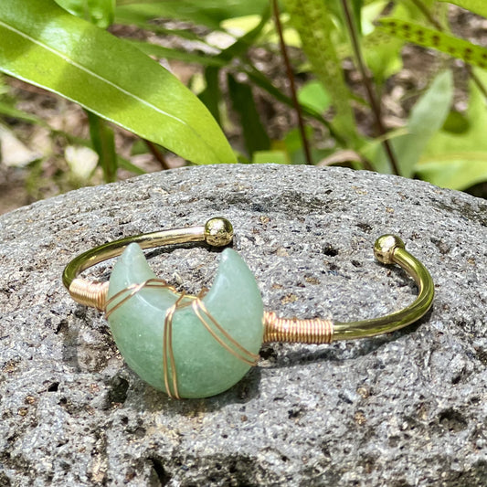 ARMBÅND GRØN AVENTURIN.