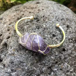 ARMBÅND RÅ AMETYST